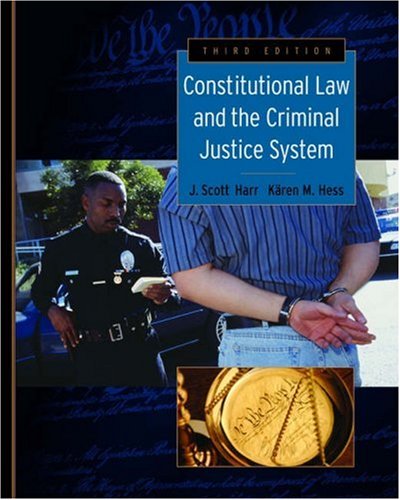 Stock image for Constitutional Law and the Criminal Justice System for sale by HPB-Red