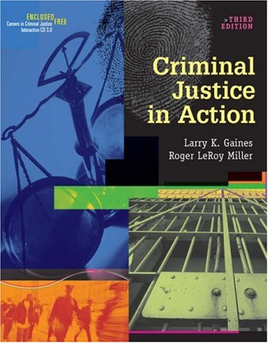 Beispielbild fr Criminal Justice in Action (with CD-ROM and InfoTrac) (Available Titles CengageNOW) zum Verkauf von Booketeria Inc.