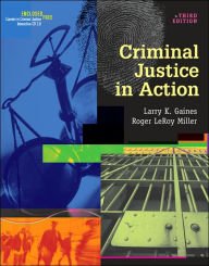 Beispielbild fr Criminal Justice in Action (Paperbound Edition with InfoTrac) zum Verkauf von Wonder Book