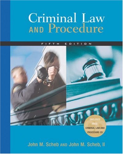9780534629250: Criminal Law And Procedure with infotrac
