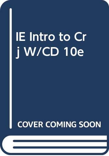 9780534629472: IE Intro to Crj W/CD 10e