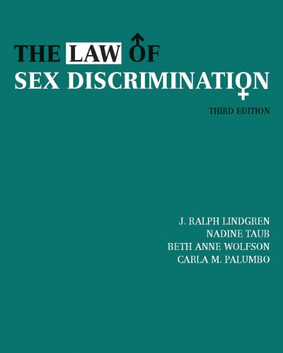 Stock image for The Law of Sex Discrimination for sale by SecondSale