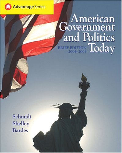 Beispielbild fr American Government and Politics Today Brief Edition, 2004-2005: With Infotrac (Advantage Series) zum Verkauf von Cambridge Rare Books