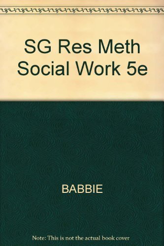 9780534632076: Practice Oriented Study Guide for Rubin/Babbie's Research Methods for Social Work, 5th