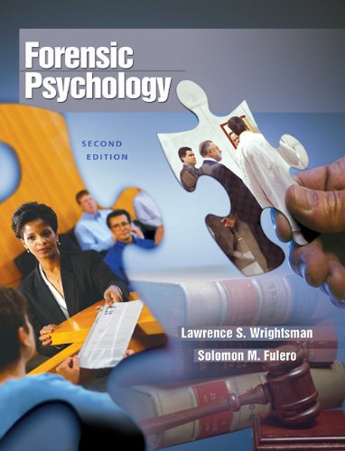 Imagen de archivo de Forensic Psychology (with InfoTrac) a la venta por Goodwill Books