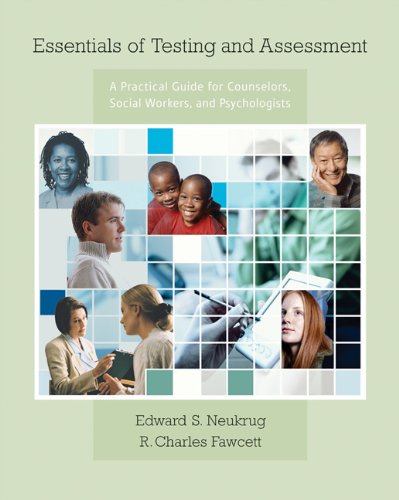 Beispielbild fr Essentials Of Testing And Assessment: A Practical Guide For Counselors, Social Workers, And Psychologists zum Verkauf von medimops