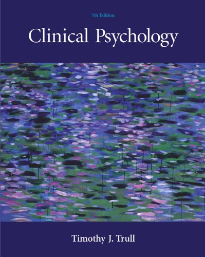 9780534633875: Clinical Psychology, 7th Edition (with InfoTrac)