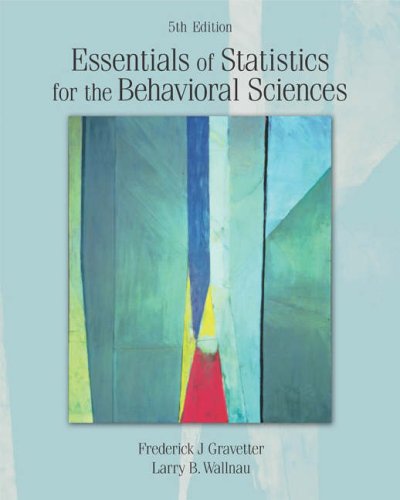 Stock image for Essentials of Statistics for the Behavioral Sciences for sale by SecondSale