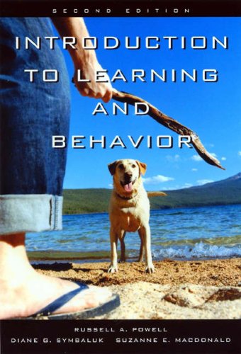 Beispielbild fr Introduction to Learning and Behavior zum Verkauf von Better World Books
