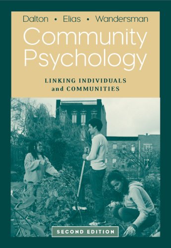 Imagen de archivo de Community Psychology : Linking Individuals and Communities a la venta por Better World Books: West