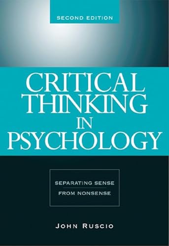 Beispielbild fr Critical Thinking in Psychology: Separating Sense from Nonsense zum Verkauf von BooksRun