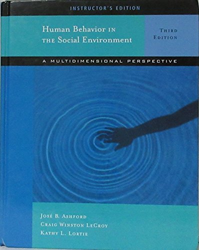 Beispielbild fr Human Behavior in the Social Environment : A Multidimensional Perspective zum Verkauf von Better World Books