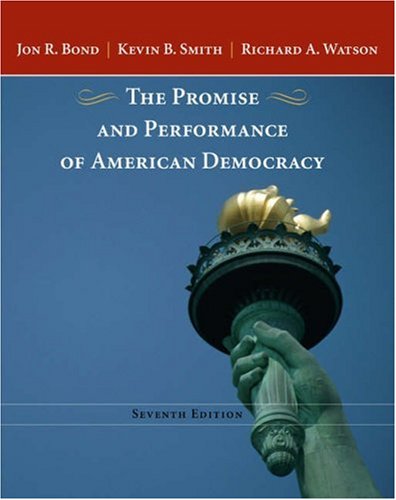 Imagen de archivo de Promise and Performance of American Democracy a la venta por HPB-Red