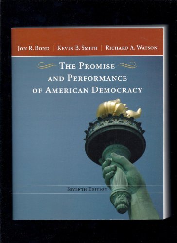 Stock image for Promise and Performance of American Democracy for sale by HPB-Red