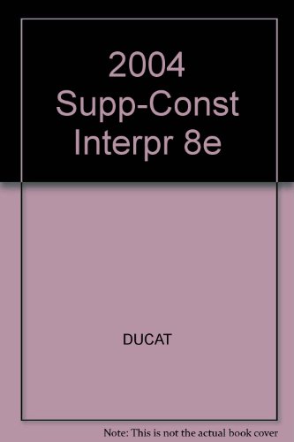 9780534643232: 2004 Supp-Const Interpr 8e