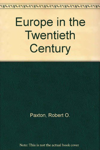 9780534646004: Europe in the Twentieth Century