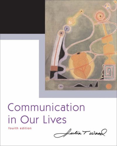 Beispielbild fr Communication in Our Lives (with CD-ROM and SpeechBuilder ExpressT/InfoTrac) zum Verkauf von SecondSale