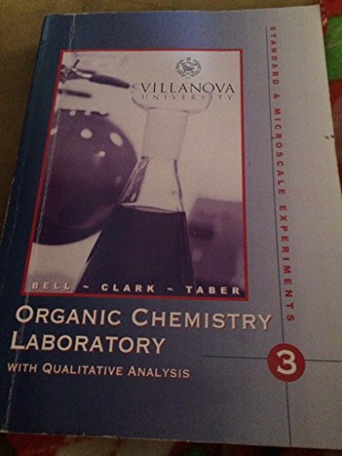 Stock image for Organic Chemistry Laboratory with Qualitative Anal for sale by Better World Books