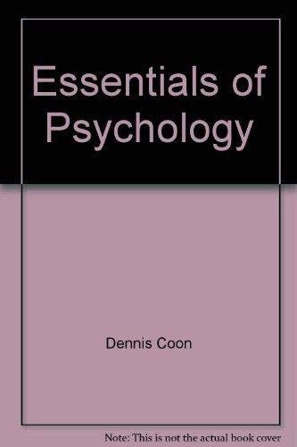 Stock image for Essentials of Psychology for sale by Bookmonger.Ltd