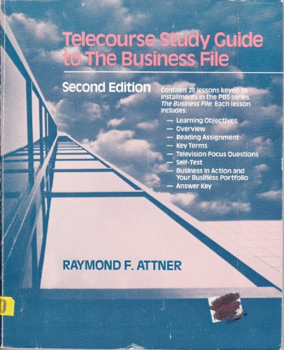 Stock image for Telecourse study guide to The business file for sale by POQUETTE'S BOOKS