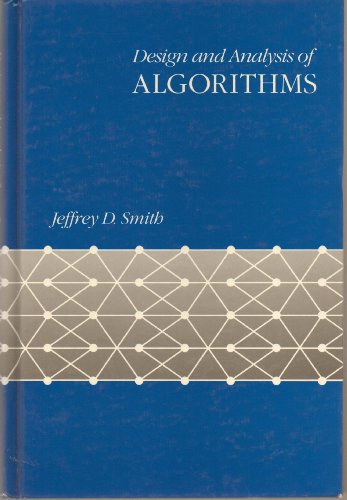 Beispielbild fr Design and Analysis of Algorithms zum Verkauf von ThriftBooks-Dallas