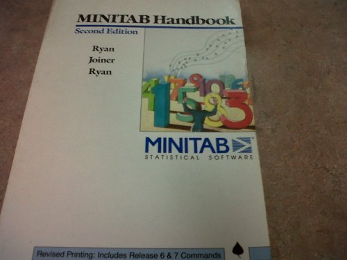 Beispielbild fr Minitab Handbook zum Verkauf von Wonder Book