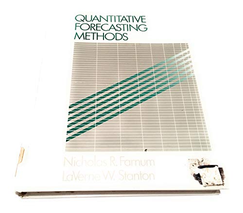 Beispielbild fr Quantitative Forecasting Methods zum Verkauf von Anybook.com