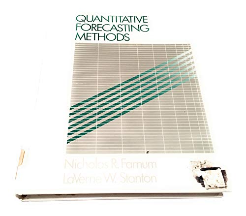 Stock image for Quantitative Forecasting Methods for sale by Front Cover Books