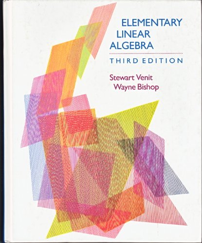 Immagine dell'editore per Elementary Linear Algebra venduto da ThriftBooks-Atlanta