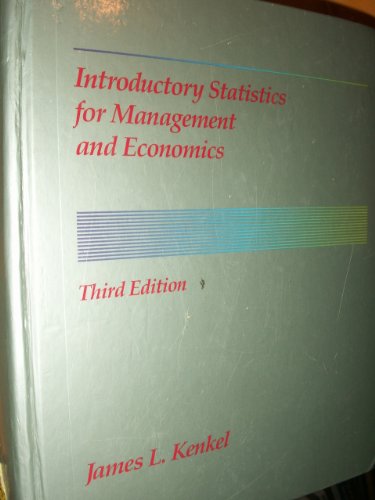 9780534916930: Introductory Statistics for Management and Economics
