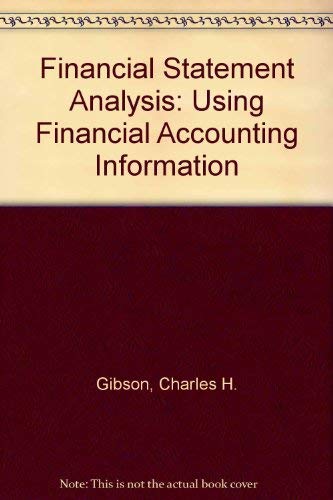 9780534917388: Financial Statement Analysis