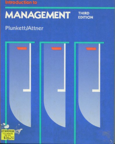 Beispielbild fr Introduction to Management zum Verkauf von Anybook.com