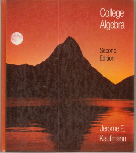 Beispielbild fr College Algebra zum Verkauf von Better World Books