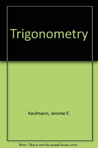 Imagen de archivo de Trigonometry a la venta por ThriftBooks-Dallas