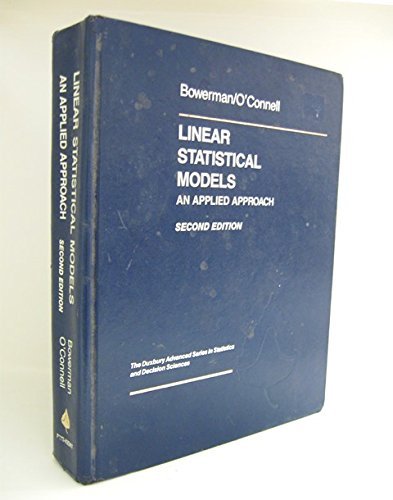 Imagen de archivo de Linear Statistical Models: An Applied Approach a la venta por HPB-Red