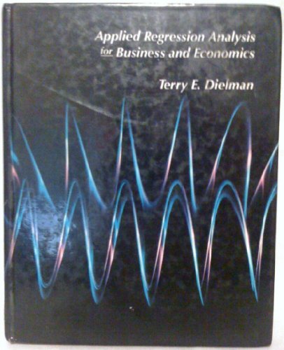 Imagen de archivo de Applied Regression Analysis for Business and Economics a la venta por ThriftBooks-Dallas