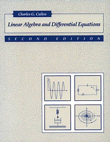 Stock image for Linear Algebra and Differential Equations for sale by Better World Books