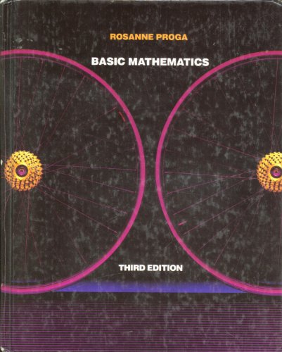 9780534924713: Basic mathematics (The Prindle, Weber & Schmidt series in mathematics)