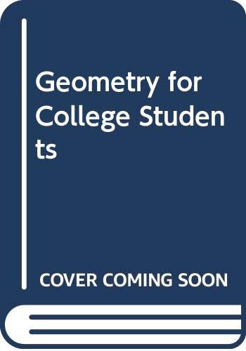 Beispielbild fr Geometry for College Students, 2nd Edition zum Verkauf von a2zbooks