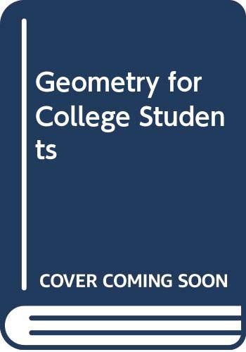 Stock image for Geometry for College Students, 2nd Edition for sale by a2zbooks