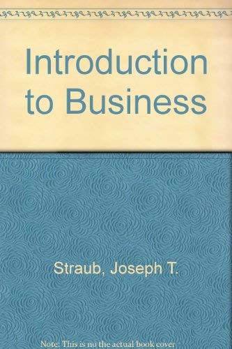 Stock image for Introduction to Business for sale by Better World Books
