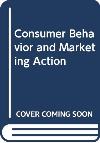 9780534925529: Consumer Behaviour and Marketing