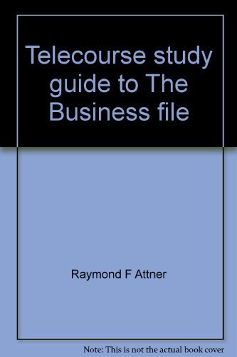 Stock image for Telecourse study guide to The Business file for sale by Wonder Book