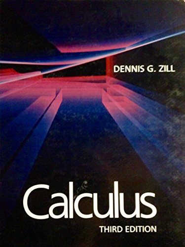 Stock image for Calculus (Prindle, Weber and Schmidt Series in Mathematics) for sale by Hafa Adai Books