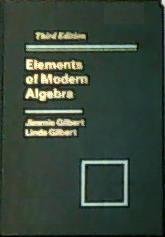 Stock image for Elements of Modern Algebra (Prindle, Weber & Schmidt Series in Mathematics) for sale by HPB-Red