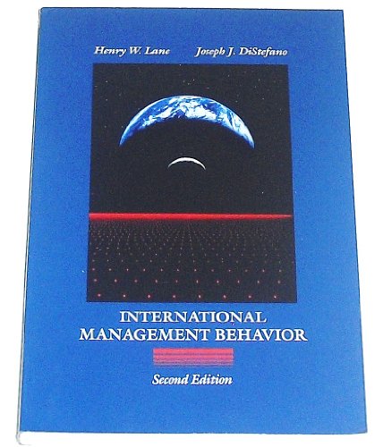 Stock image for International Management Behavior: From Policy to Practice for sale by Ammareal