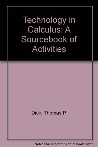 Imagen de archivo de Technology in Calculus: A Sourcebook of Activities a la venta por HPB-Red