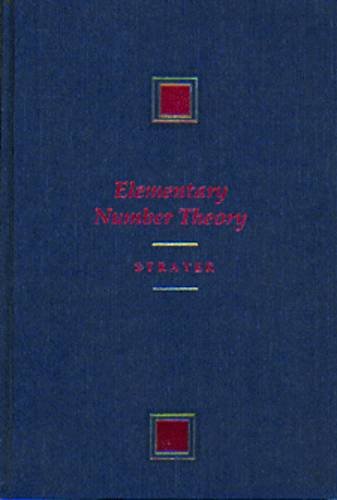 Stock image for Elementary Number Theory (PRINDLE, WEBER, AND SCHMIDT SERIES IN ADVANCED MATHEMATICS) for sale by GoldBooks