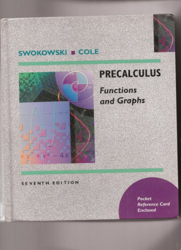 Beispielbild fr Precalculus : Functions and Graphs zum Verkauf von Better World Books