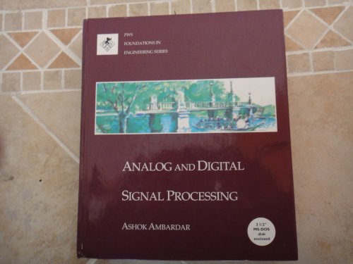 Beispielbild fr Analog and Digital Signal Processing zum Verkauf von Better World Books